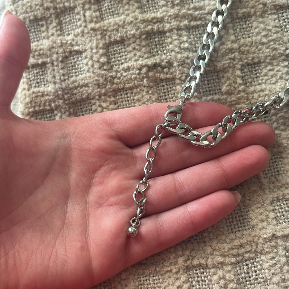 Urban Outfitters Silver Woven Belt - Picture 4 of 4